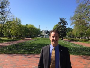 MountainTrue Board Chairman Peter Krull at the White House for a meeting with the Council for Environmental Quality