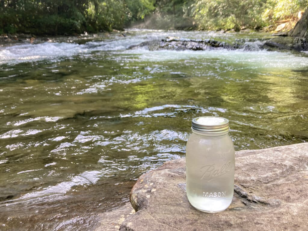 microplastics_water_sample_Fires-Creek