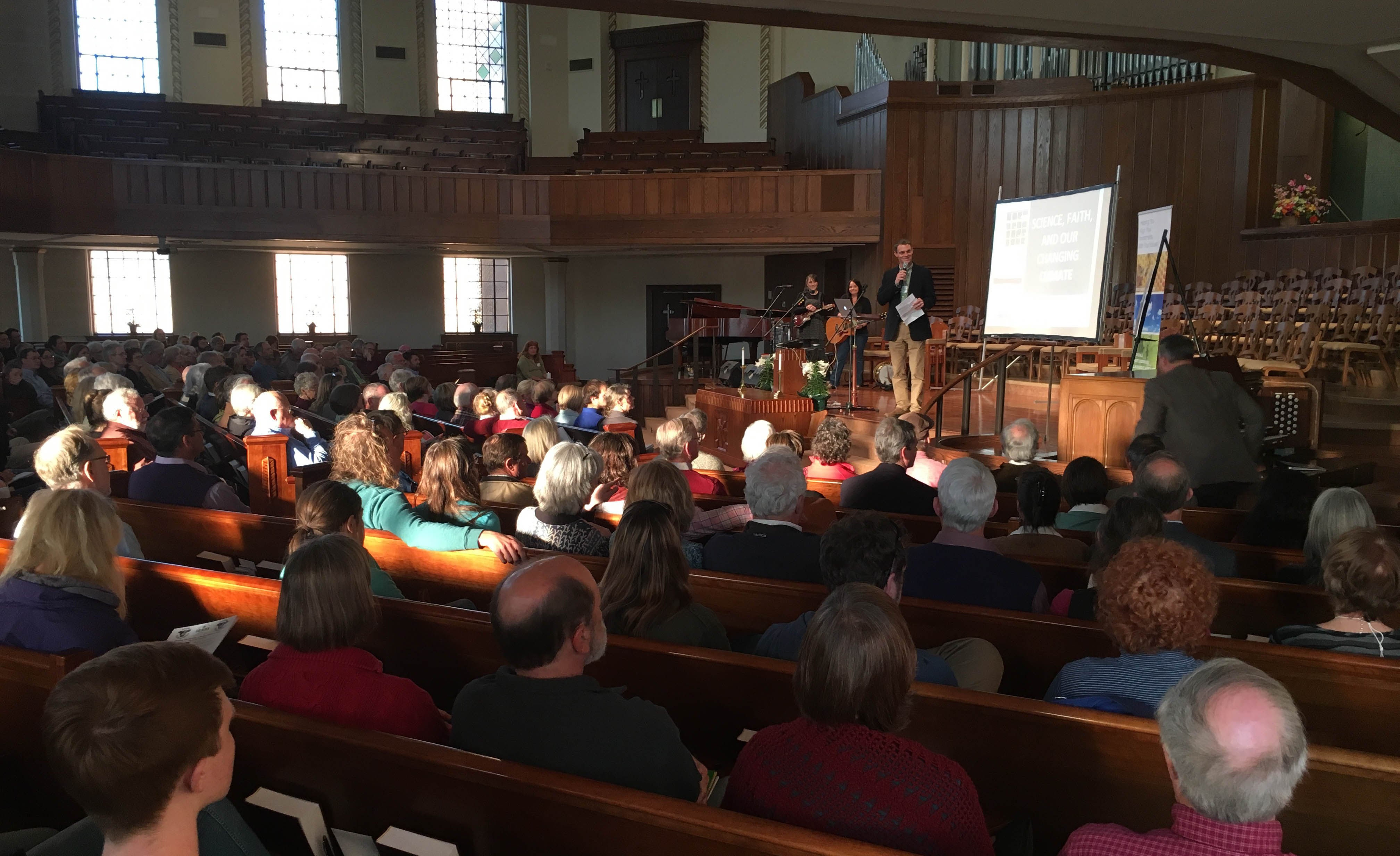 Katharine Hayhoe at First Baptist Church in Asheville