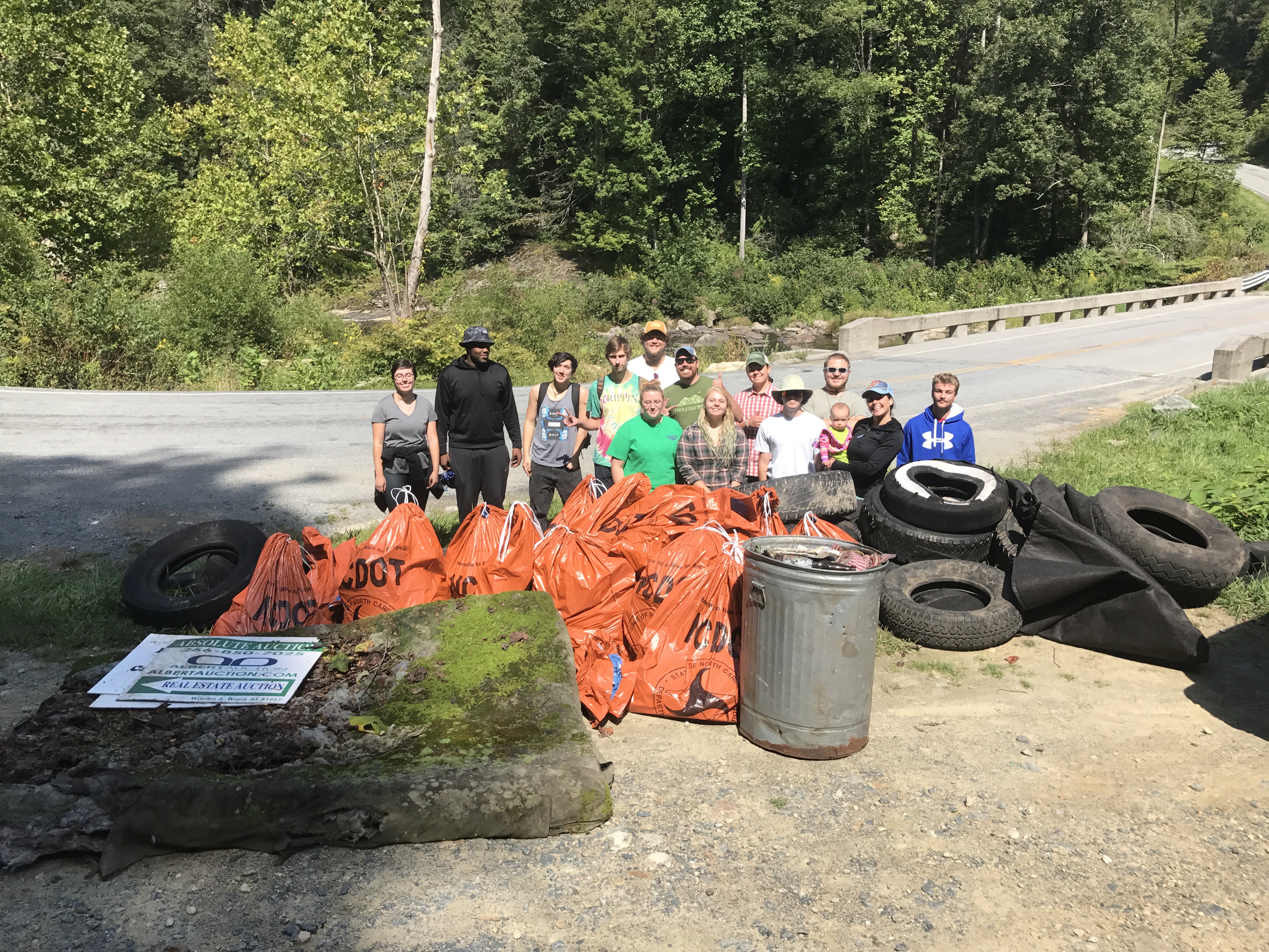 Turnout for 30th Annual Big Sweep Nearly Quadruples, Volunteers Clean Up 50 miles in WNC