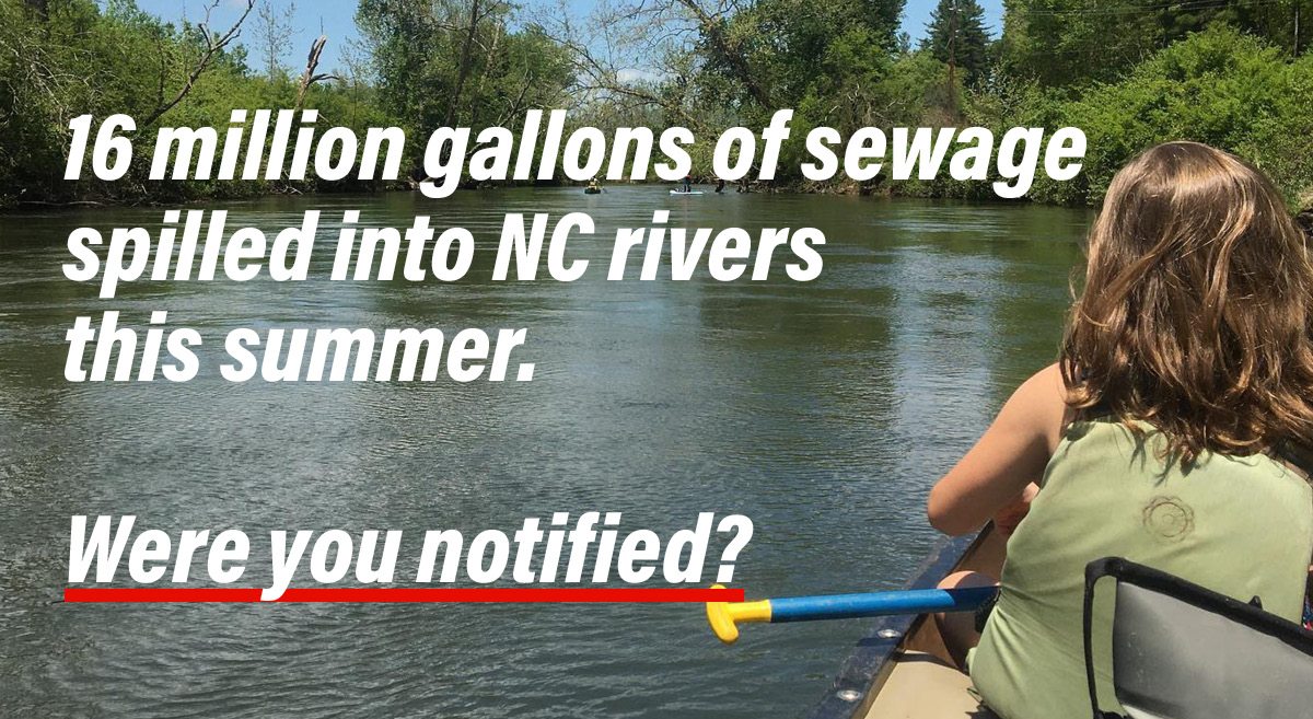 DEQ: It’s Time to Modernize NC’s Pollution Spill Notification System