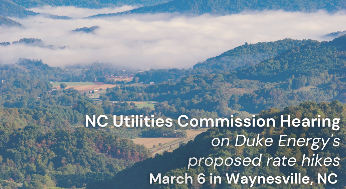 Make your voice heard: Duke Energy’s rate hikes are unfair!