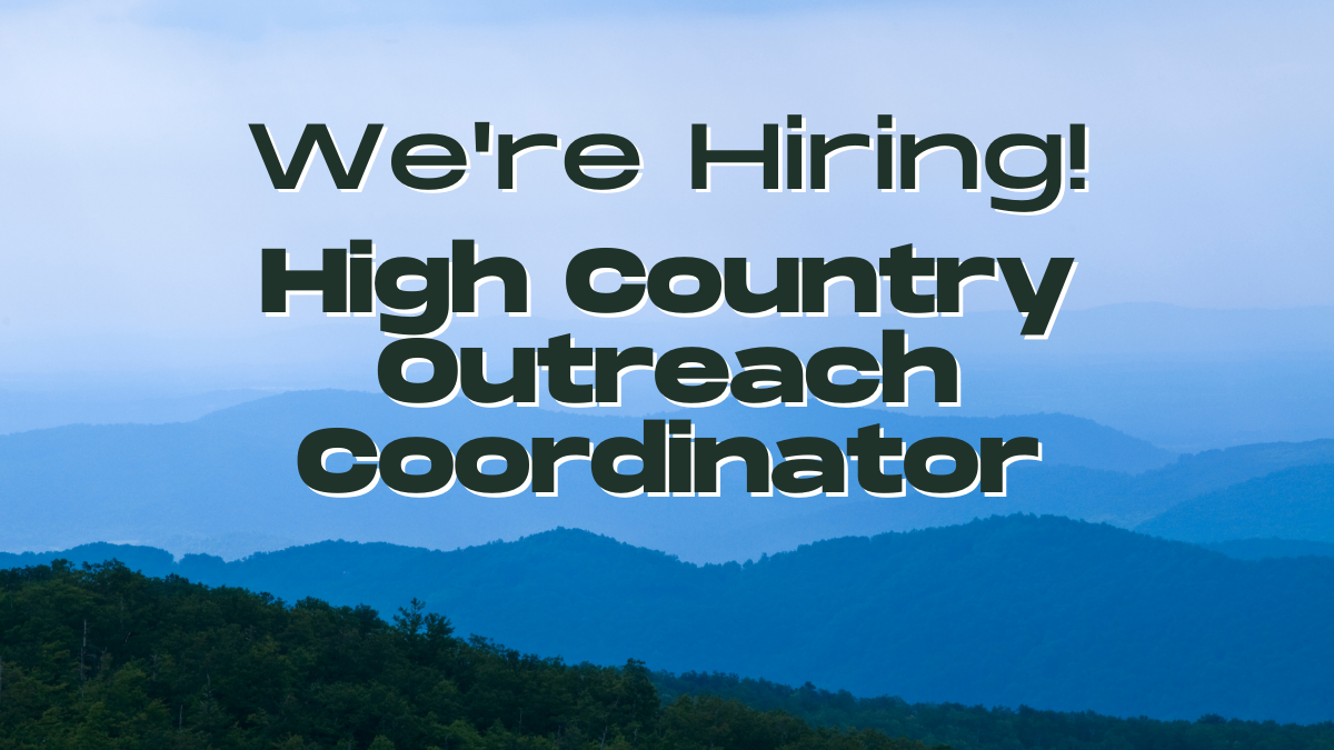 High Country Outreach Coordinator Position