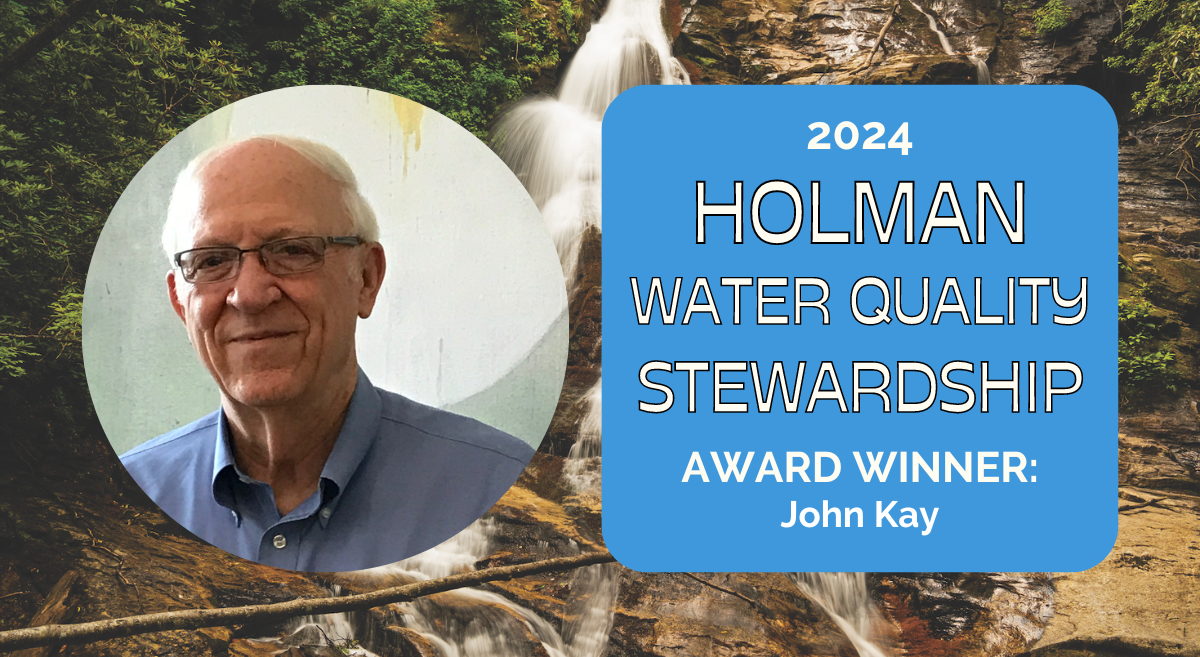 2024 Holman Water Quality Award Winner: Rev. Dr. John Kay of Young Harris, GA