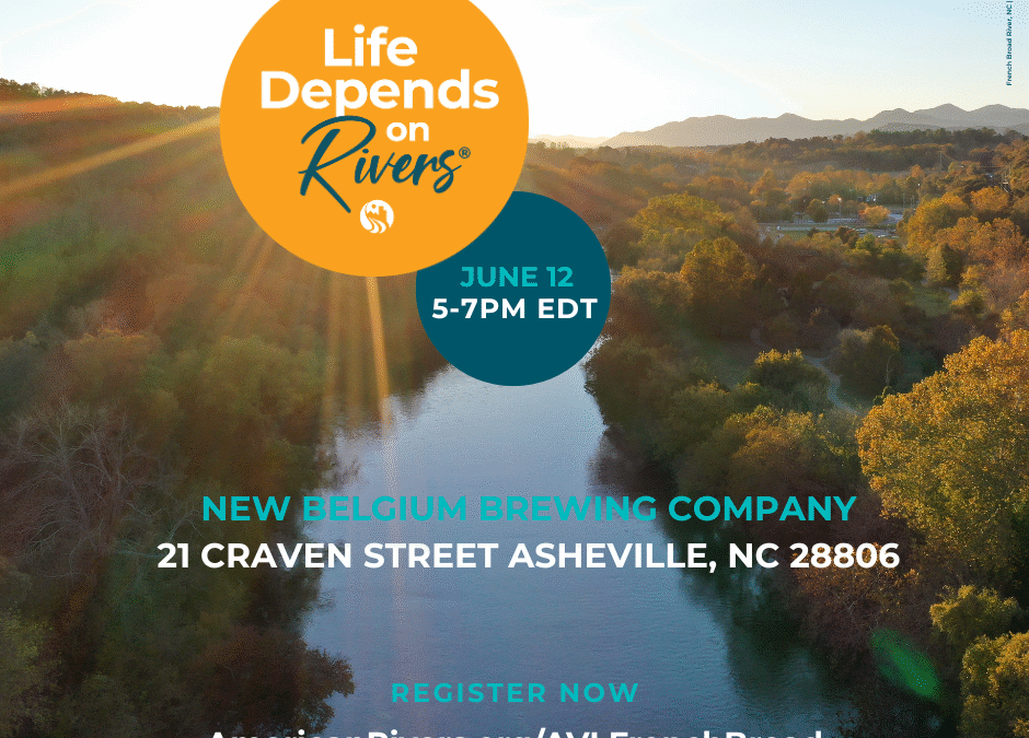 Life Depends on Rivers at New Belgium Brewing in Asheville 6/12