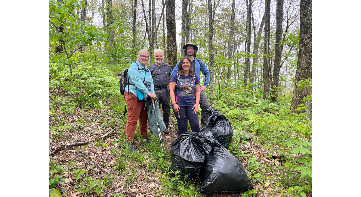 May25 wildflower walk + garlic mustard pull pic