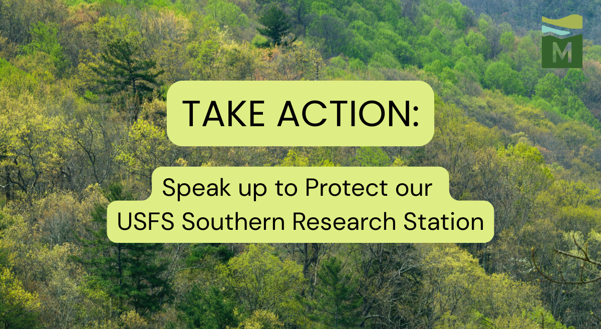 Take Action: Speak up to Protect our USFS Southern Research Station