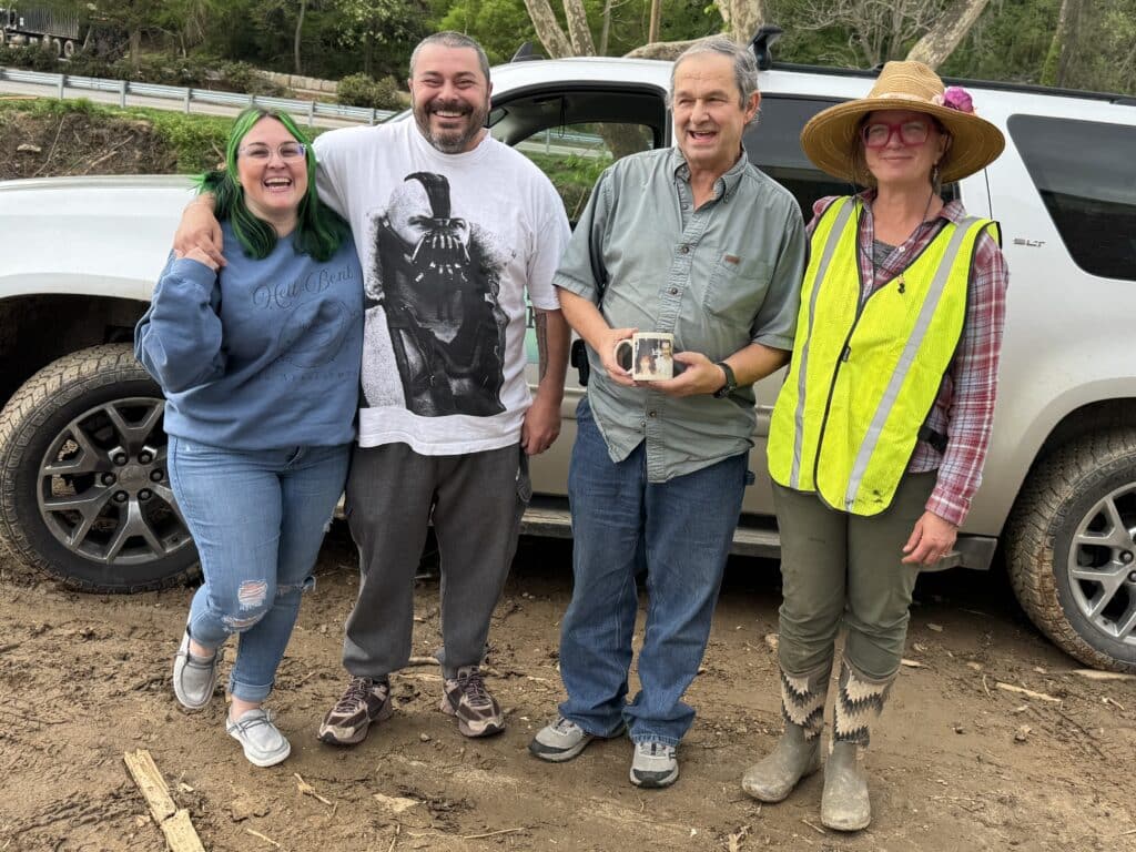 Mandy returns precious family heirlooms