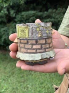 Max Trumpower displays their sipper cup