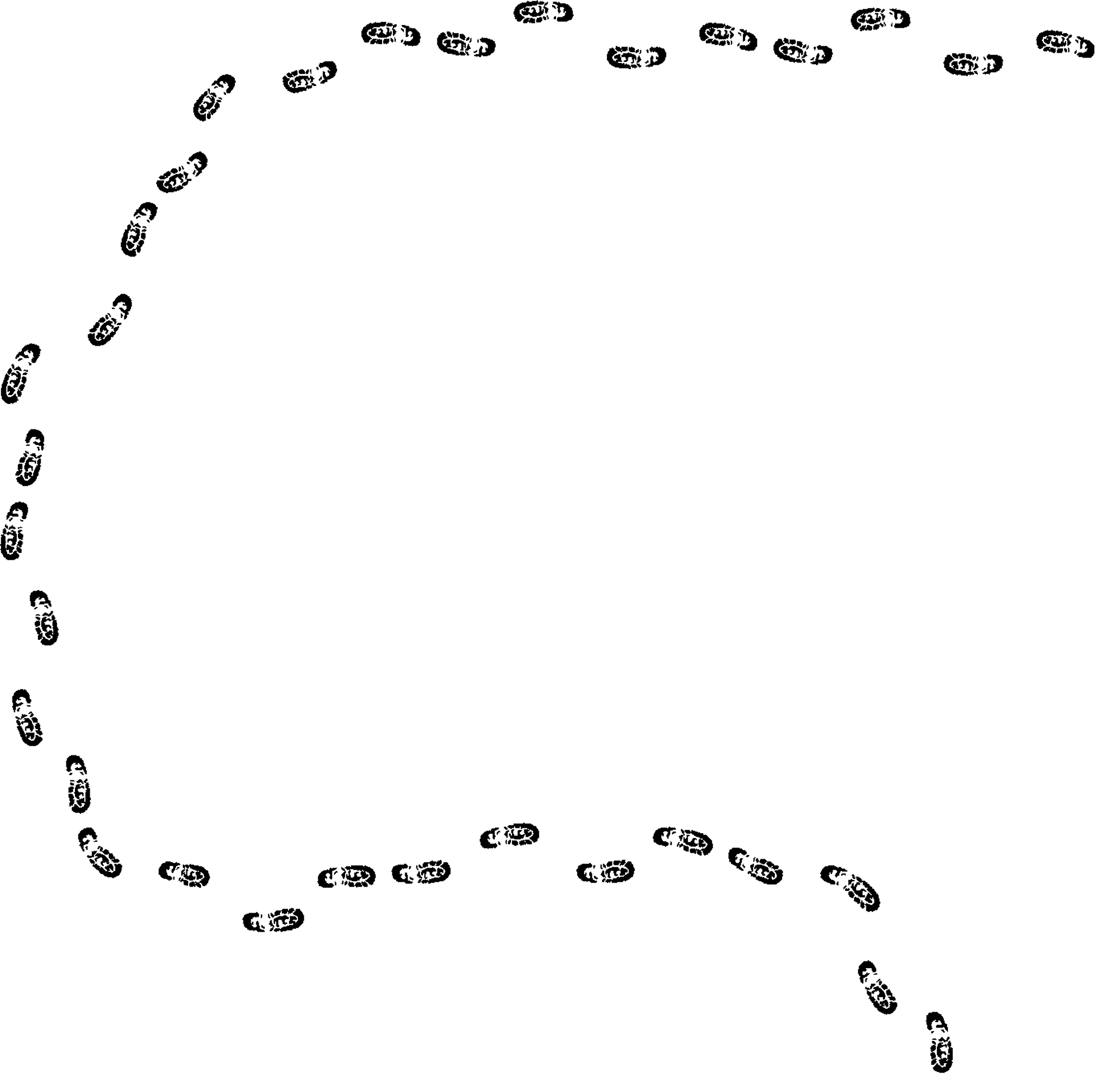 foot steps illustration