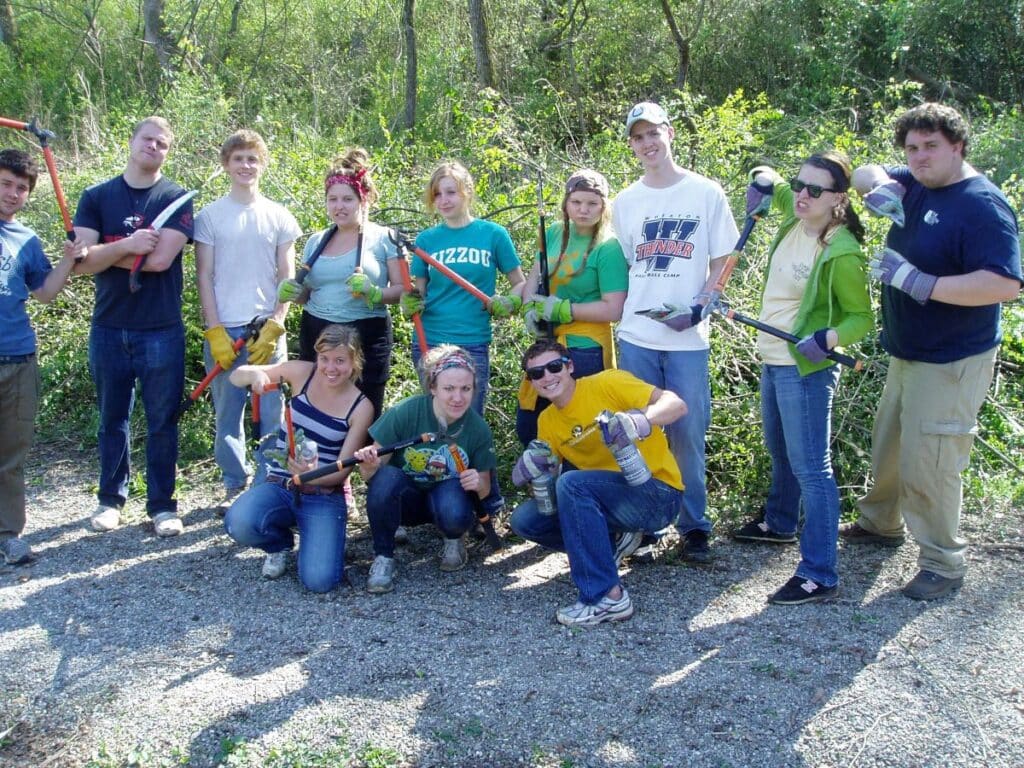 Mizzou group photo at River Walk 2012 ASB