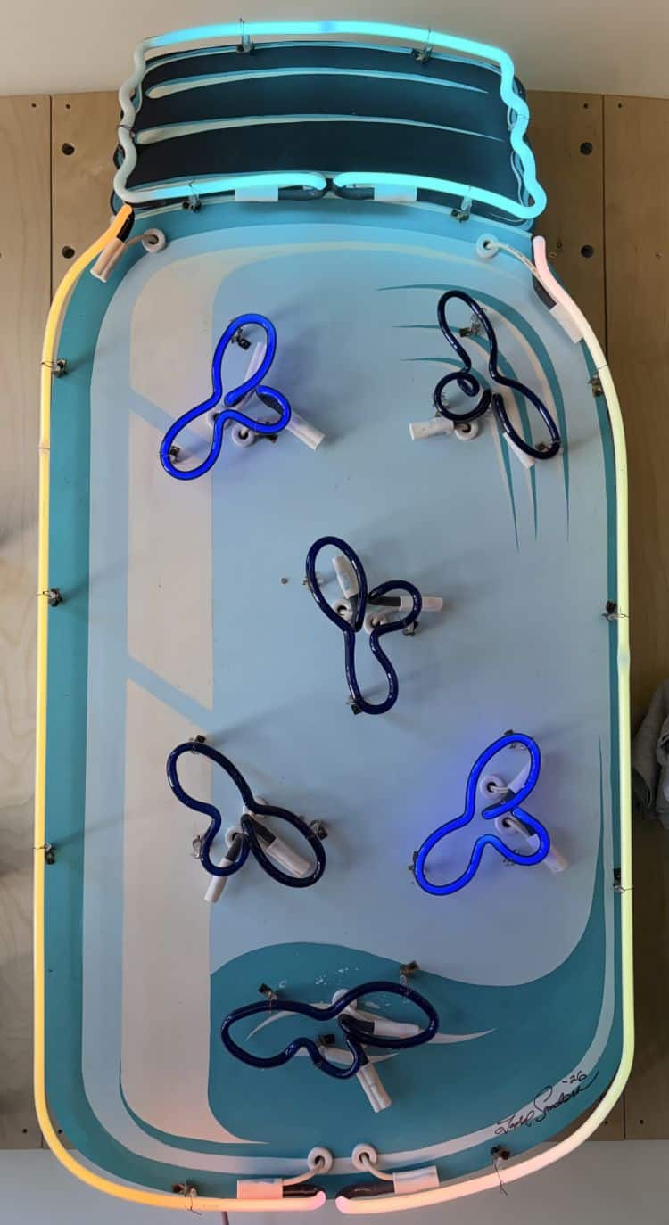 Blue Ghost Firefly image