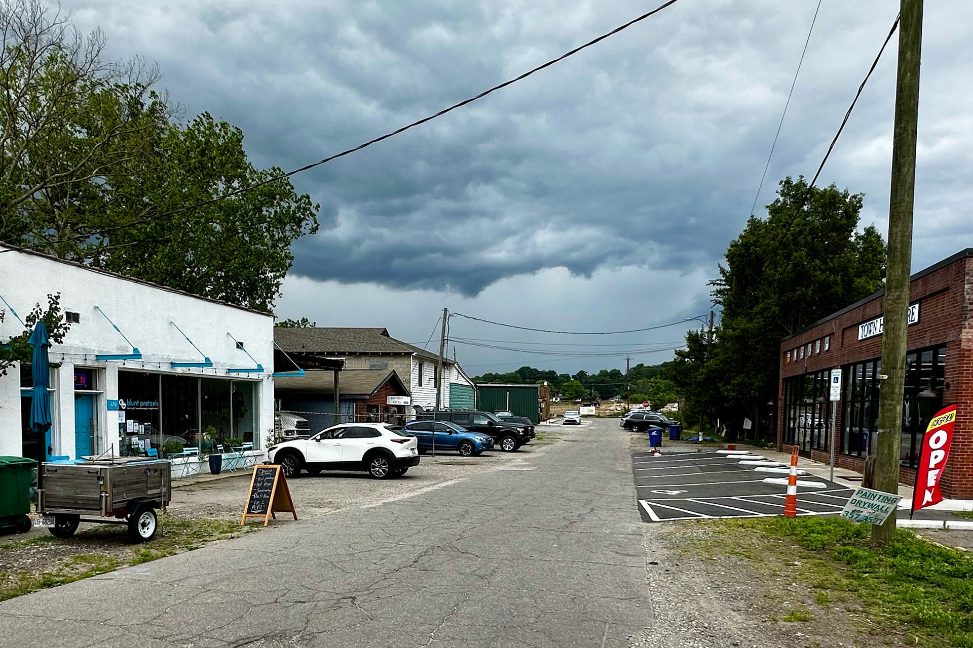 A business district in the Swannanoa community.